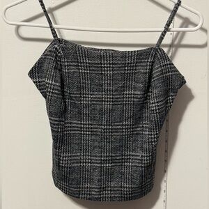 FDS Plaid Cami Top S